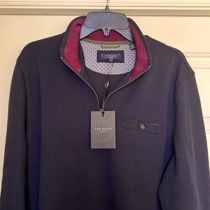 NWT Ted Baker London : 1/2 Zip  Mens Premium Pullover